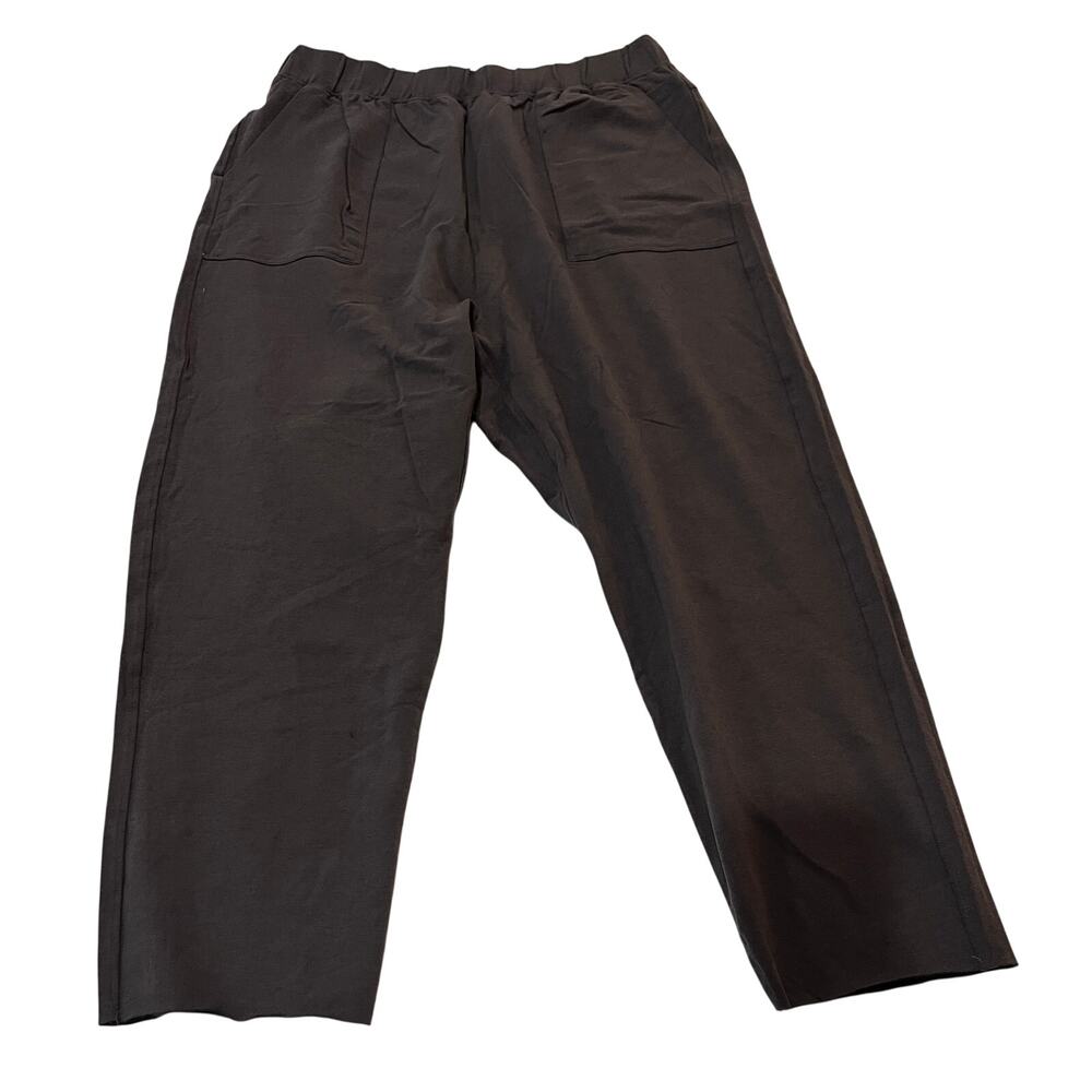16-63 LUNYA Lahgo Women's Pima Cotton Alpaca Soft Lounge Pants Brown M